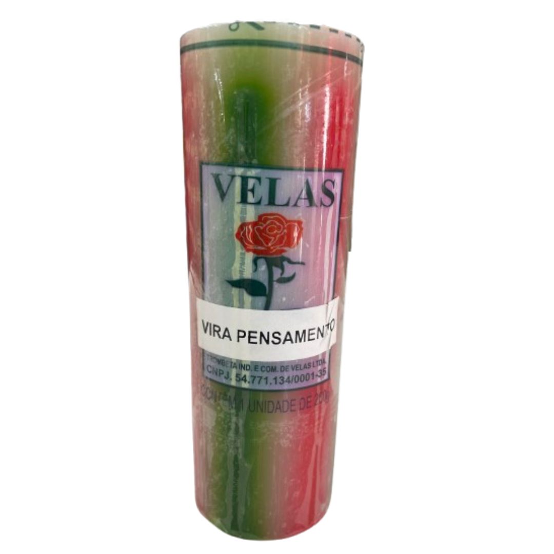 Vela Vira Pensamento 7 dias 260g
