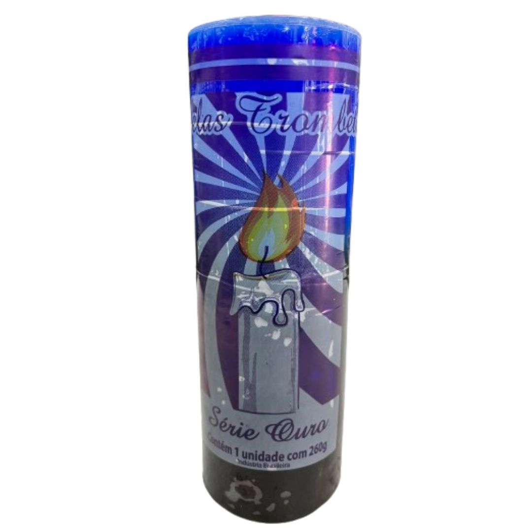 Vela Preta e Azul Escuro 7 dias 260g