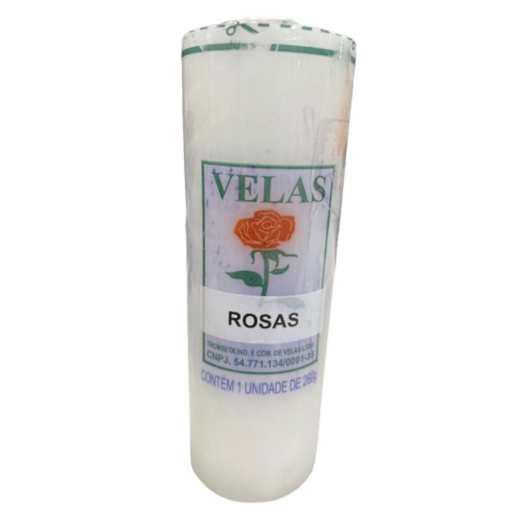 Vela de Rosas 7 dias 260g