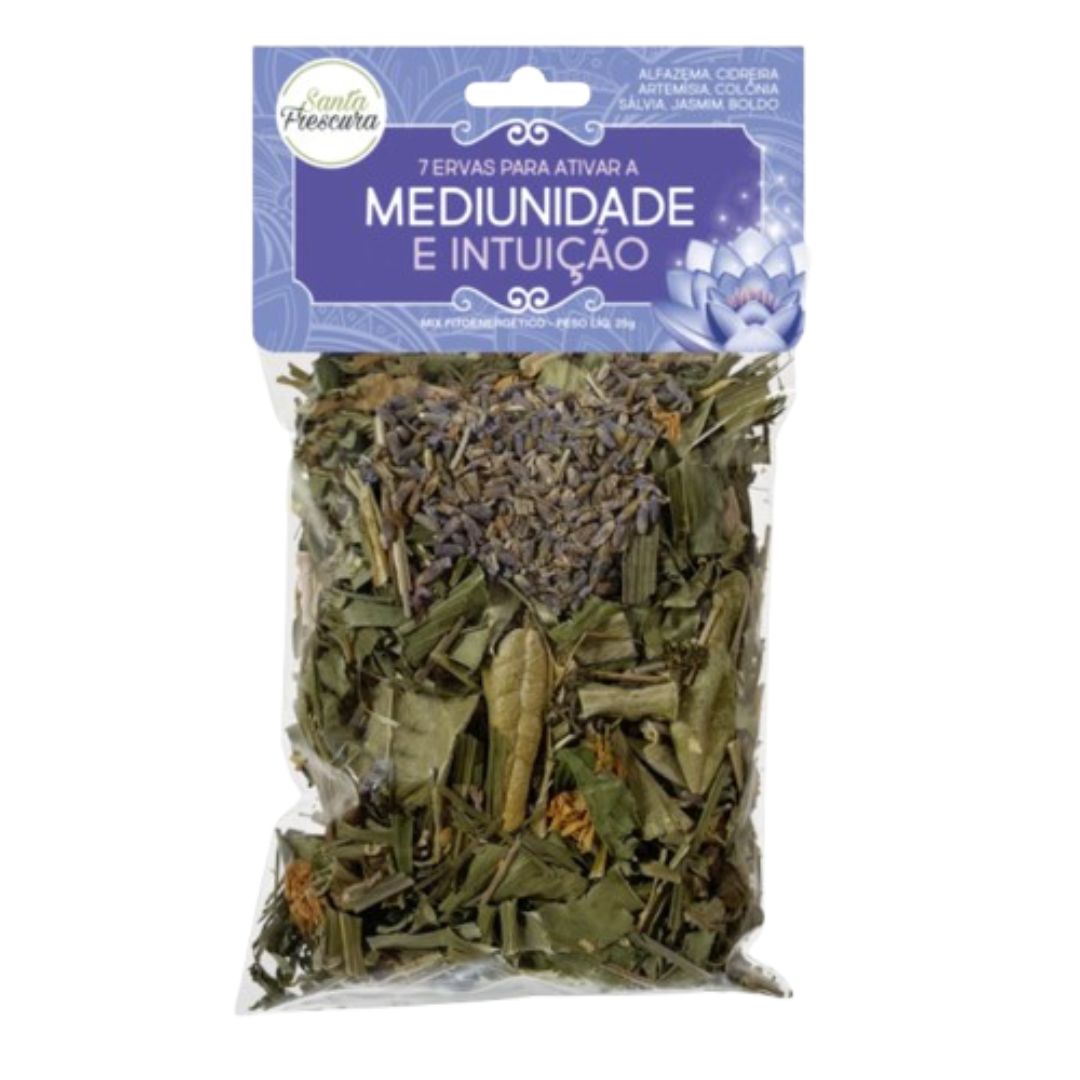 Mediunidade e Intuição Mix de Ervas 25g