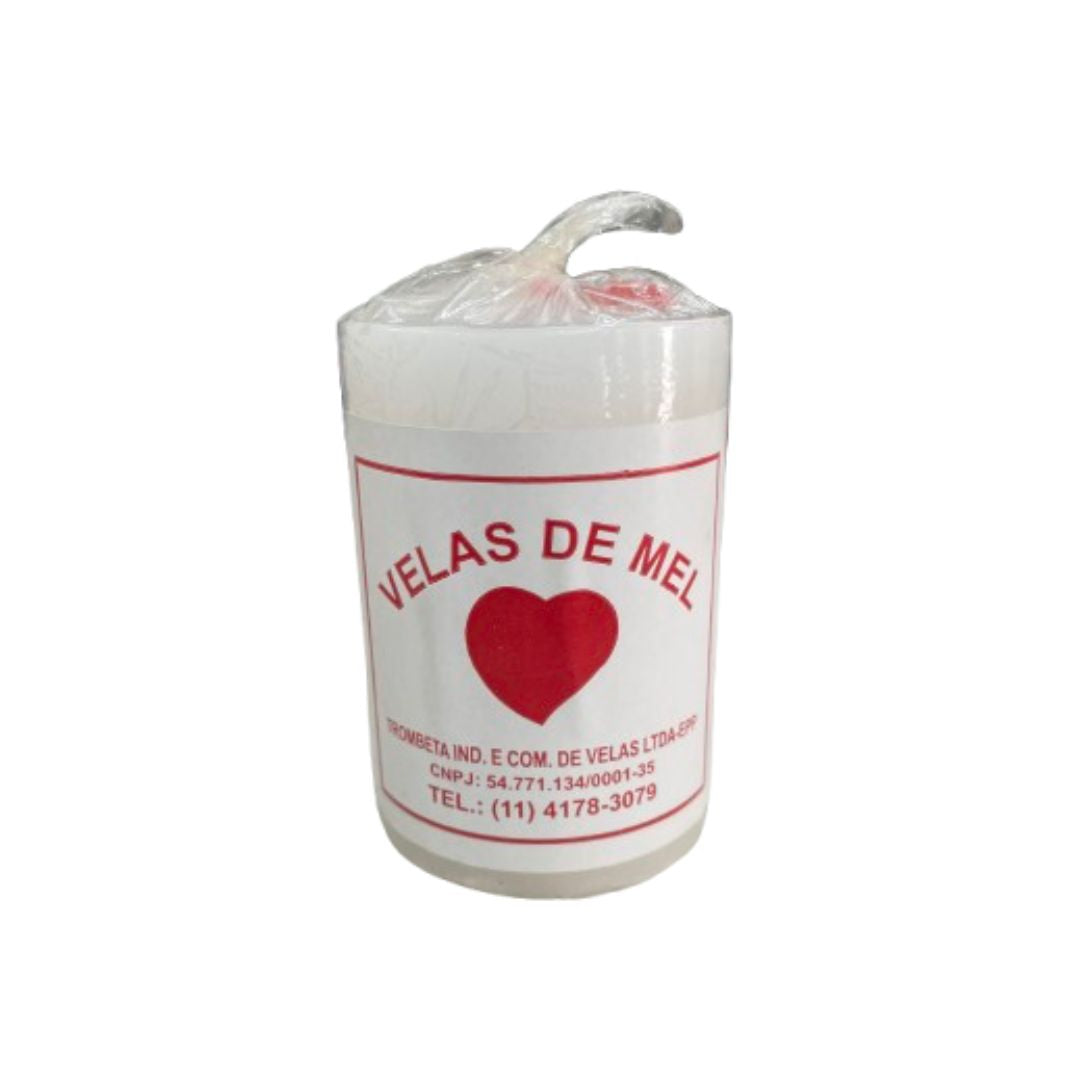 Vela de Mel Branca 3 dias 125g