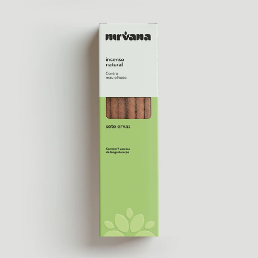 Incenso Natural Nirvana Sete Ervas