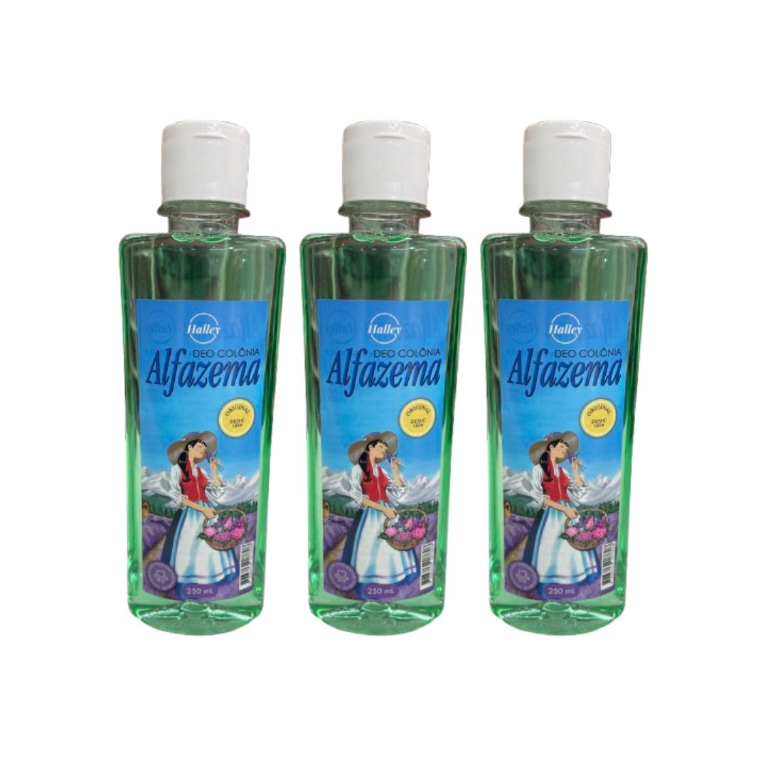 3 unidades Alfazema Líquida Halley 250ml