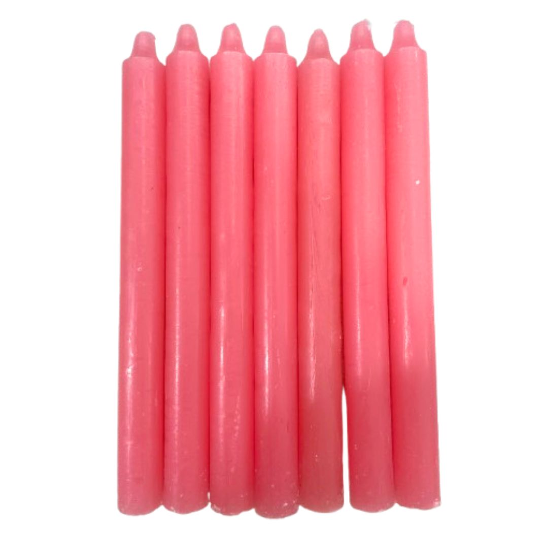 Vela Palito Rosa 30 unidades
