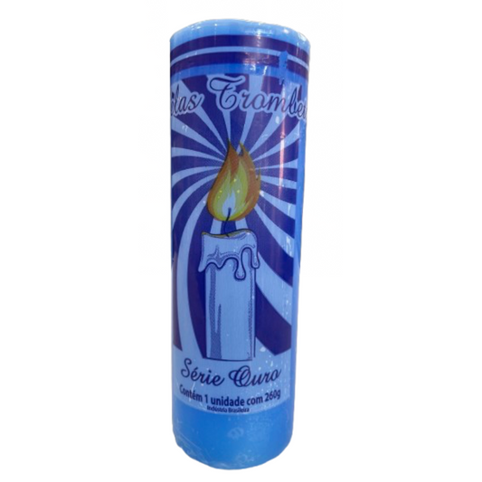 Vela Azul Claro 7 dias 260g
