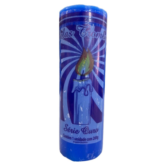 Vela Azul Escuro 7 dias 260g