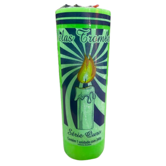 Vela Verde Fluorescente 7 dias 260g