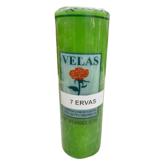Vela 7 Ervas 7 dias 260g