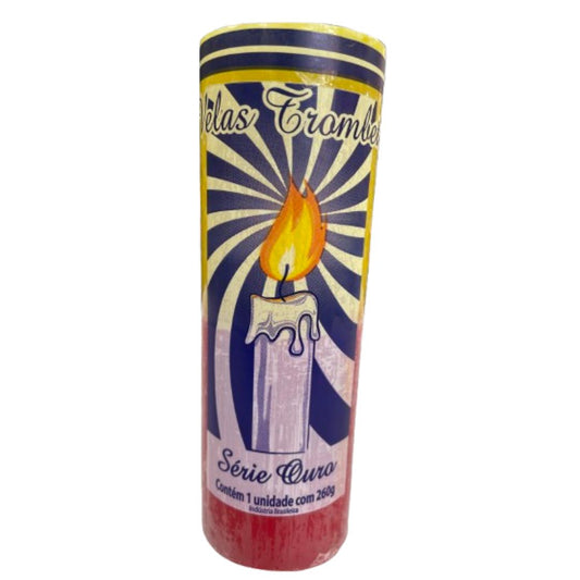 Vela Vermelha e Amarela 7 dias 260g