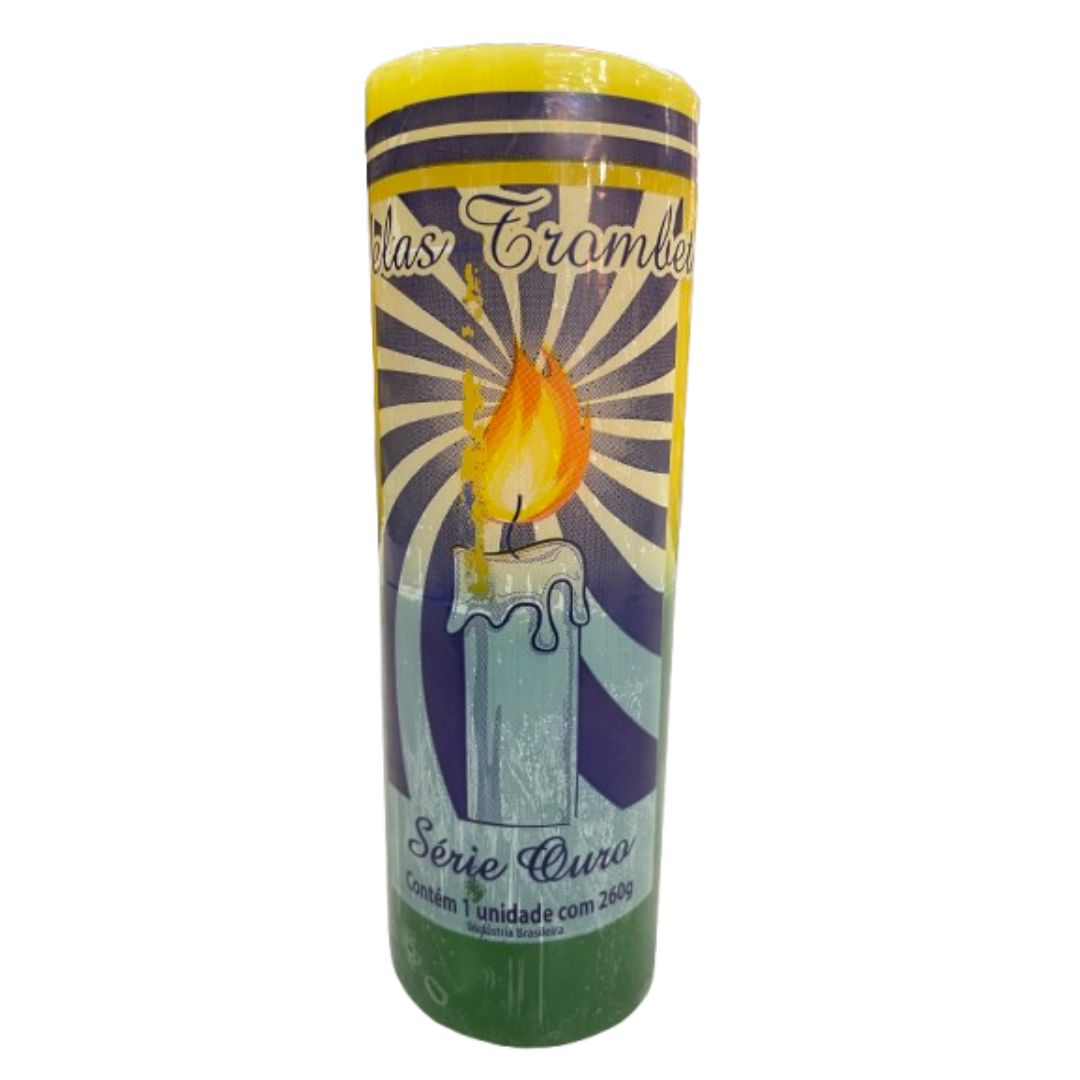 Vela Verde e Amarela 7 dias 260g
