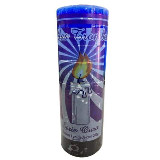 Vela Preta e Azul Escuro 7 dias 260g