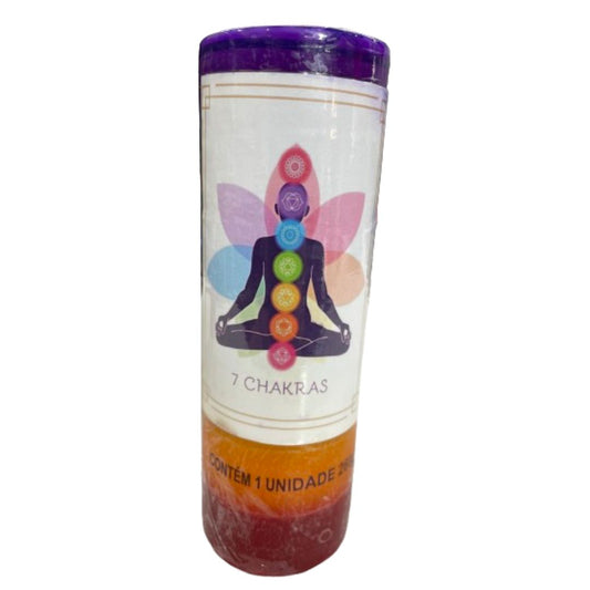 Vela dos 7 Chakras 7 dias 260g