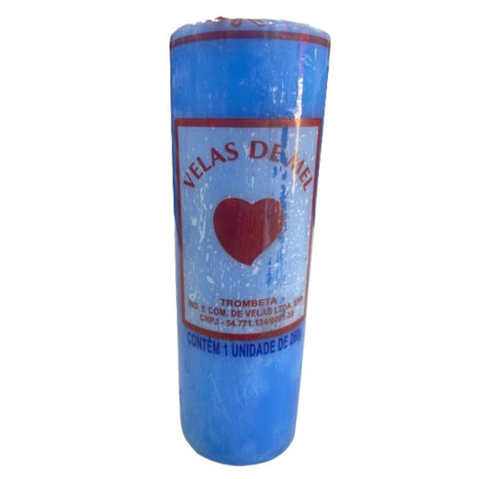 Vela de Mel Azul 7 dias 260g