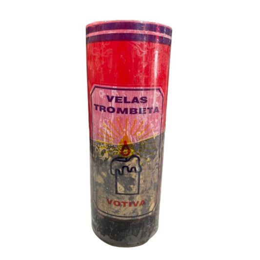 Vela Preta e Vermelha 235g