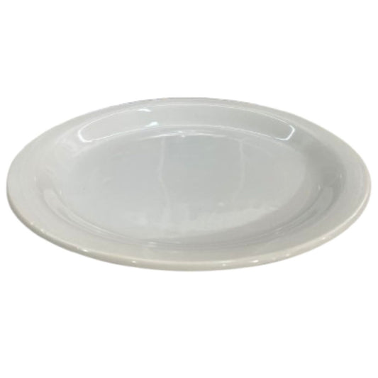 Prato Raso Branco de Louça