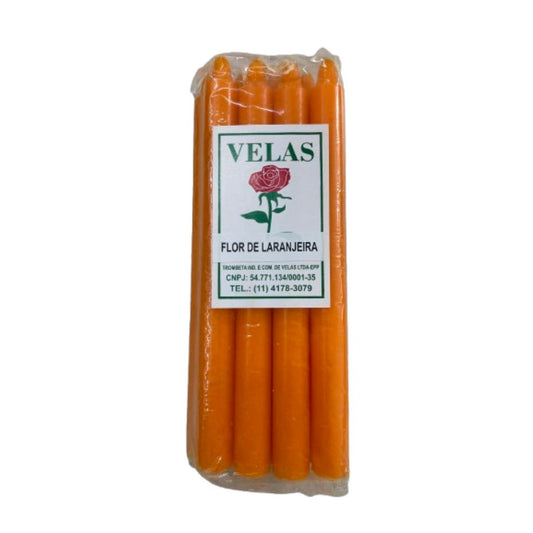 Vela Palito de Flor de Laranjeira 8 unidades