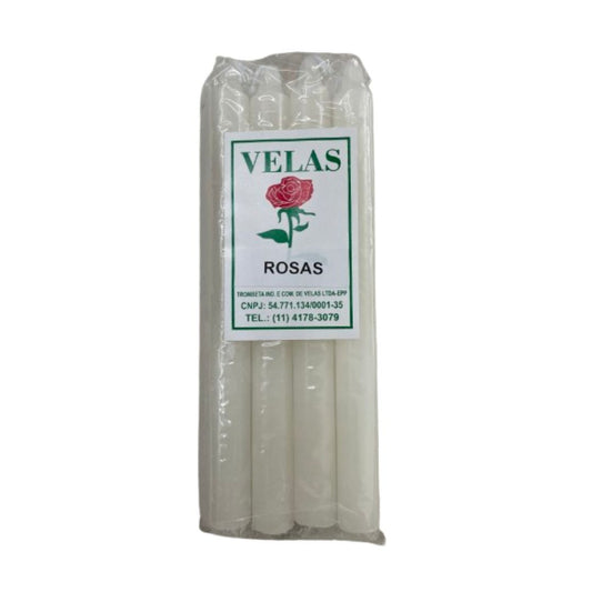 Vela Palito de Rosas 8 unidades