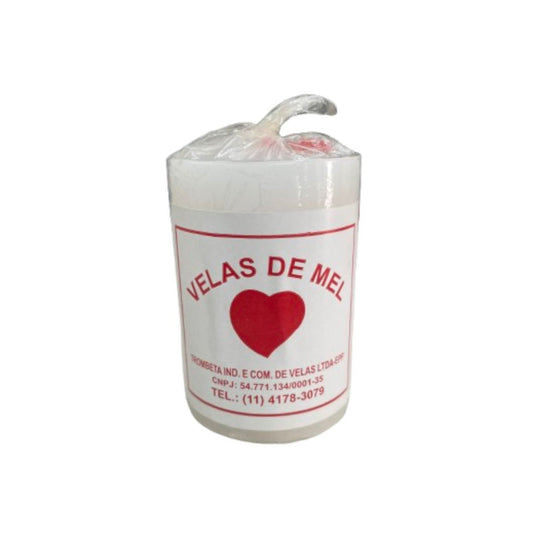 Vela de Mel Branca 3 dias 125g