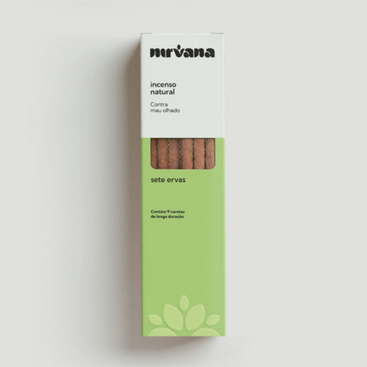 Incenso Natural Nirvana Sete Ervas