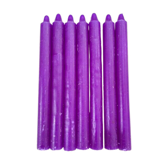 Vela Palito Violeta 30 unidades