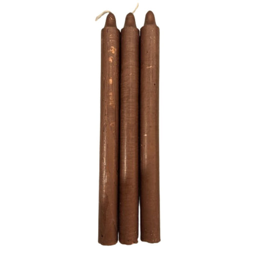 Vela Palito Cor de Cobre 3 unidades