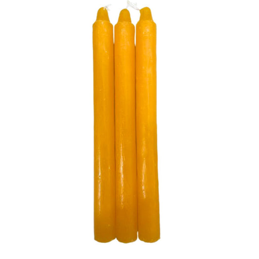 Vela Palito Laranja 3 unidades
