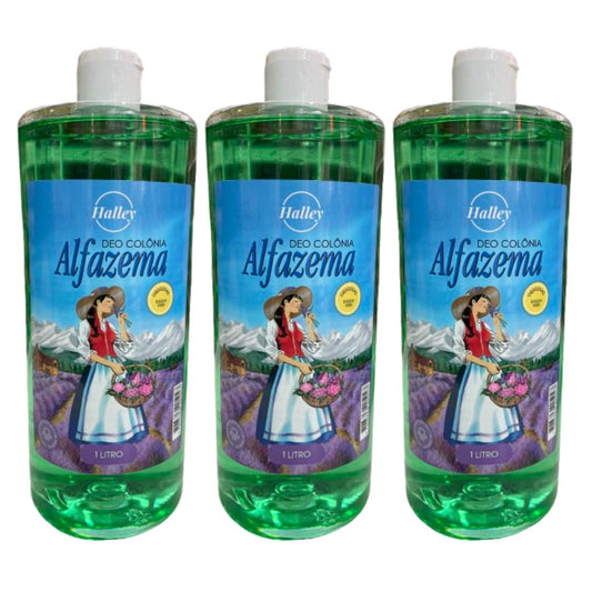 3 unidades Alfazema Líquida Halley 1L