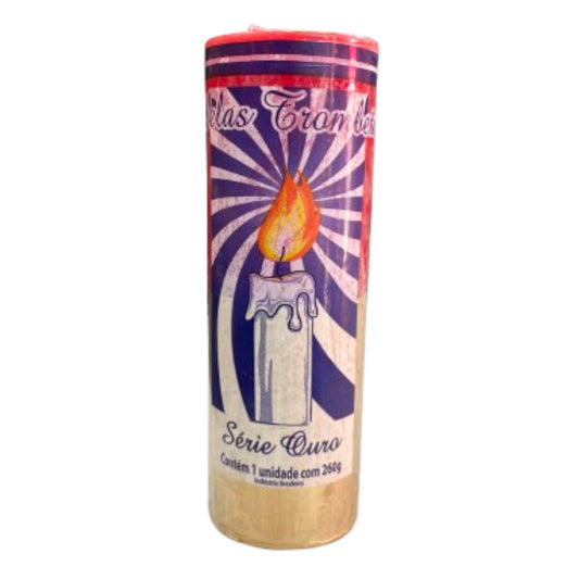 Vela Dourada e Vermelha 7 dias 260g