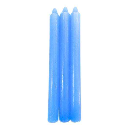 Vela Palito Azul Claro 3 unidades