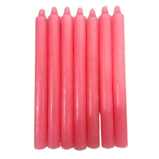 Vela Palito Rosa 30 unidades