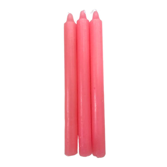 Vela Palito Rosa 3 unidades