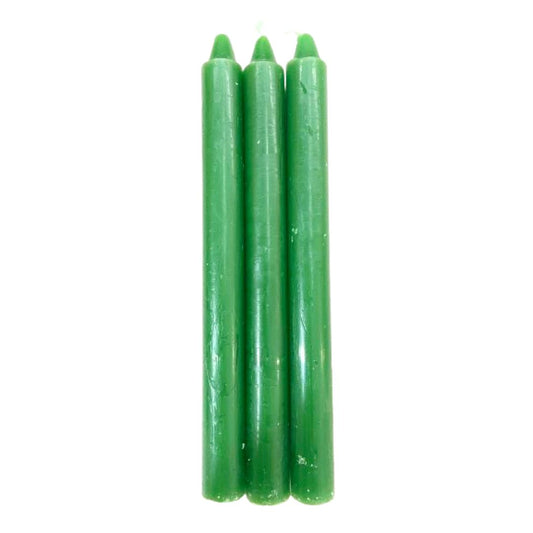 Vela Palito Verde 3 unidades